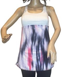 Lululemon Venus Yoga Active Athletic Gym Workout Racerback Tank Top Size 4